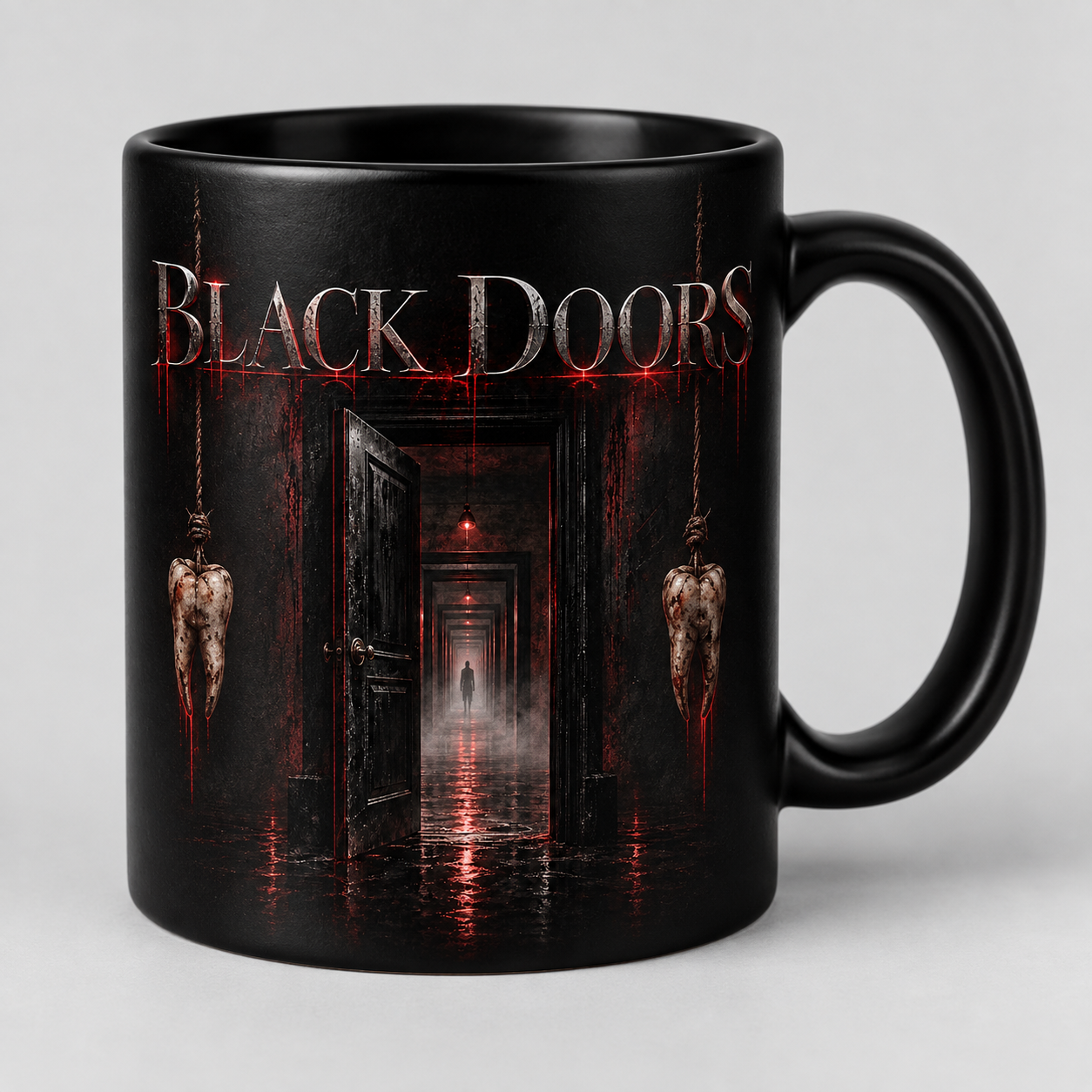 Black Doors Mug